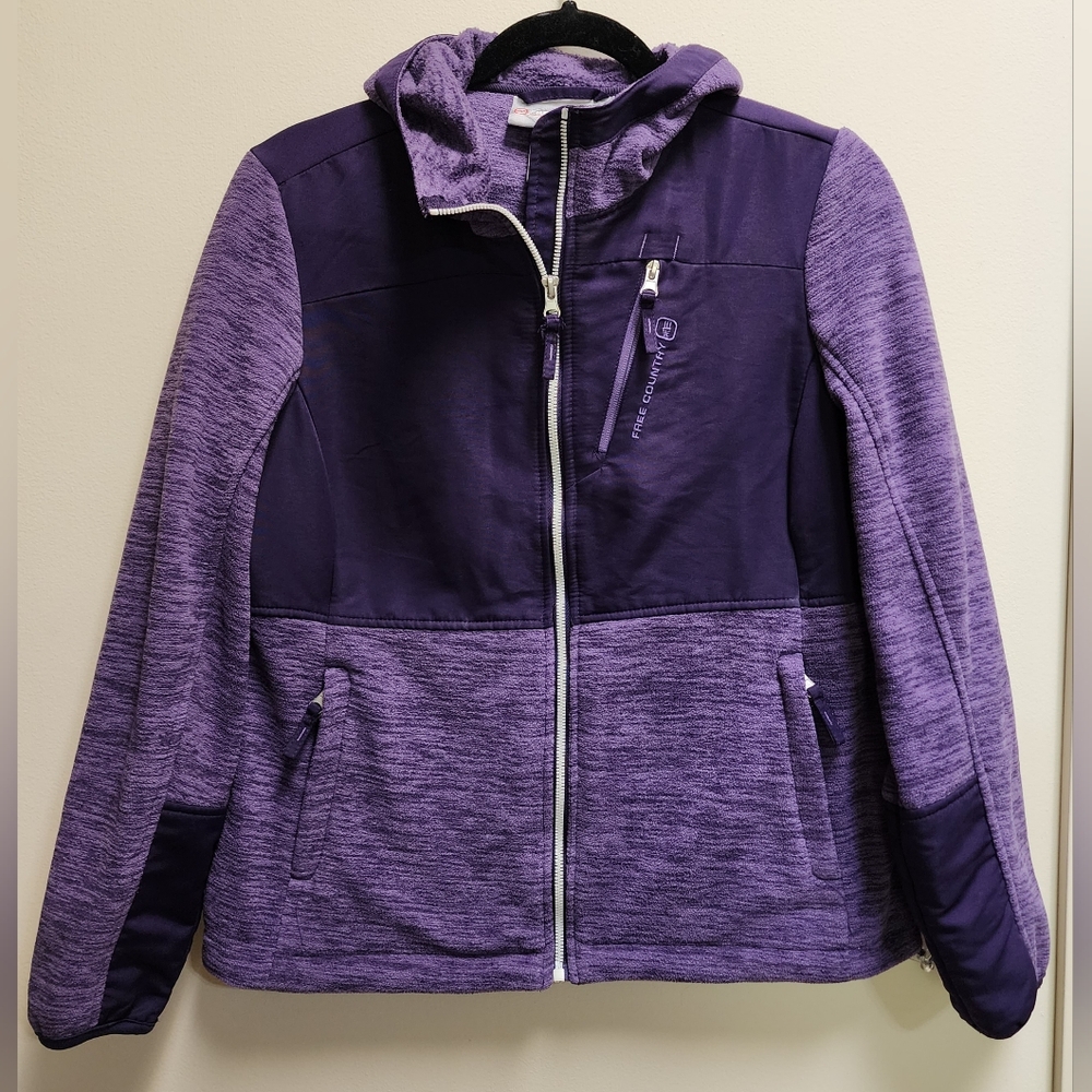 Free Country Purple Zip-up Hoodie Women's Size S